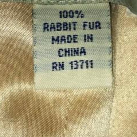 Brand New Lord & Taylor Women's Genuine Rabbit Fur Stole Shawl - Picture 5 of 11